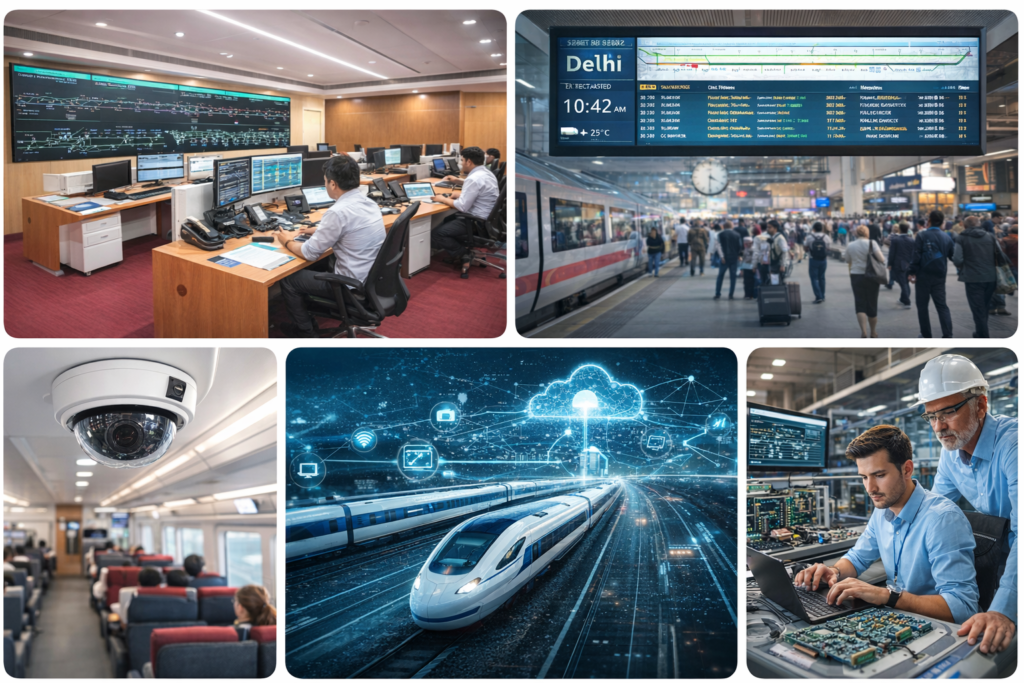 Smart mobility digital railway network powered by intelligent transport systems